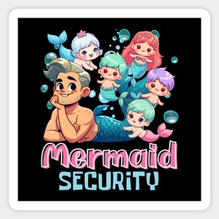 Mermaid Security Sticker